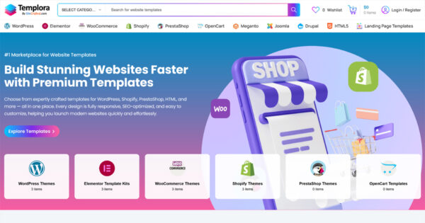 Readymade Website Templates Marketplace