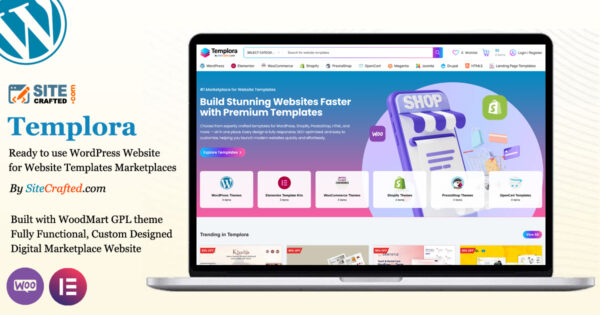 Readymade Website Templates Store Website - Templora